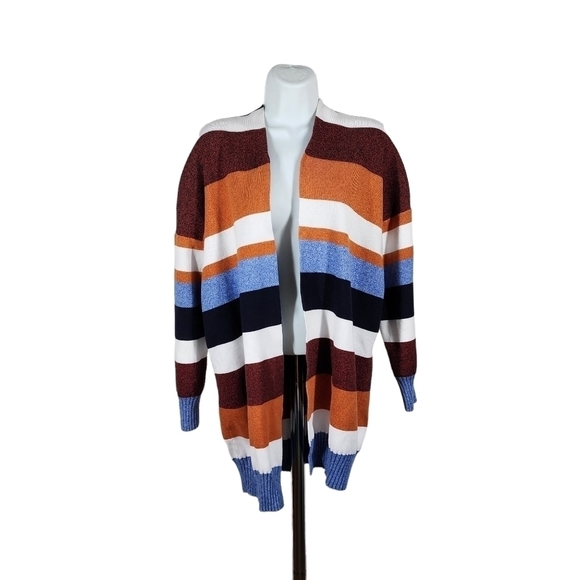 ZESICA OPEN FRONT COTTON CARDIGAN - Picture 3 of 10
